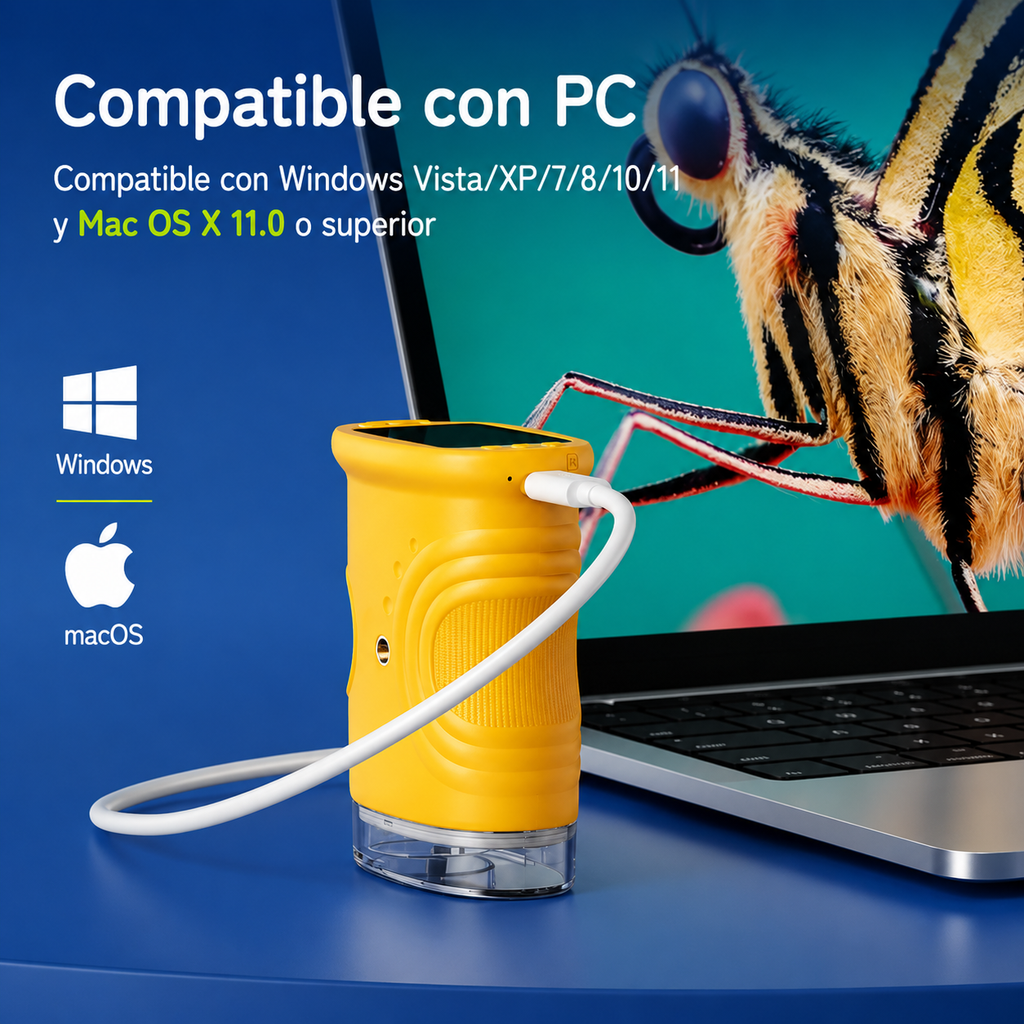 Microscopio infantil 1000x